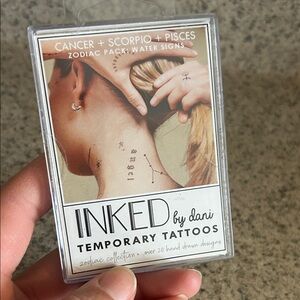 INKED by Dani Zodiac Temporary Tattoos